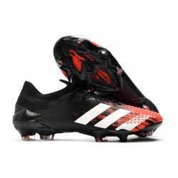 adidas Predator Mutator 20.1 Low FG Nero Rosso Bianco