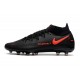 Nike Phantom GT Elite Dynamic Fit AG-PRO Nero Rosso Cile Grigio Scuro