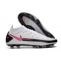 Nike Phantom GT Elite Dynamic Fit AG-PRO Bianco Rosa Blast Nero