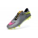 Scarpe calcio Nike HyperVenom Phantom FG - Uomo - Argenteo Rosa Giallo Nero