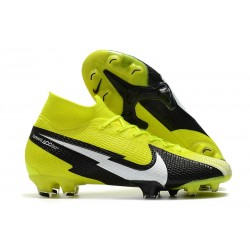 Nike 2021 Mercurial Superfly VII Elite DF FG Giallo Nero Bianco