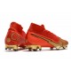 Nike 2021 Mercurial Superfly VII Elite DF FG CR100 Rosso Oro