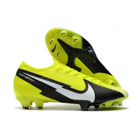 Scarpe Nike Mercurial Vapor 13 Elite FG Giallo Nero Bianco