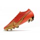 Scarpe Nike Mercurial Vapor 13 Elite FG Ronaldo CR100 Rosso Oro