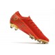 Scarpe Nike Mercurial Vapor 13 Elite FG Ronaldo CR100 Rosso Oro