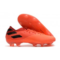 adidas Scarpe da Calcio Nemeziz 19.1 FG - Corallo Signal Nero Core Rosso Solare