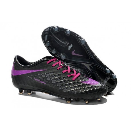 Scarpa da calcio Nike HyperVenom Phantom FG Uomo Nero Viola