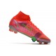 Nike Mercurial Superfly 8 Elite FG Cremisi Vivace Argento Metallico