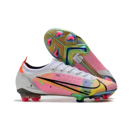 Nike Mercurial Vapor XIV Elite fg Bianco Argento Metallico Uvetta Scuro