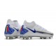 Nuovo Scarpe Nike Phantom GT Elite DF FG Bianco Blu