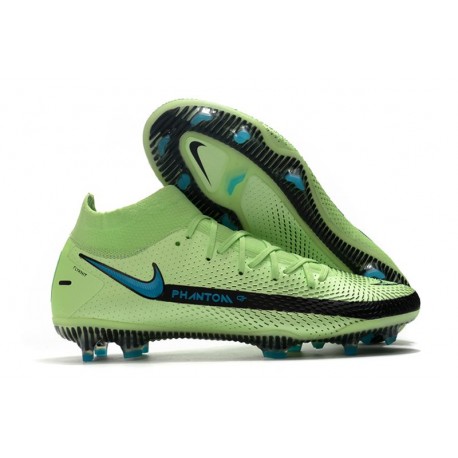 Nuovo Scarpe Nike Phantom GT Elite DF FG Verde Nero