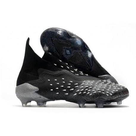 Scarpa da Calcio adidas Predator Freak+ FG Nero Core Grigio Bianco