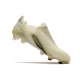 Scarpe adidas X Ghosted + FG Bianco Oro Metallico Melange Nero Core