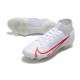 Nike Mercurial Superfly 8 Elite FG Scarpe Bianco Rosso