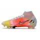 Nike Mercurial Superfly 8 Elite FG Bianco Argento Metallico Platino