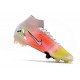 Nike Mercurial Superfly 8 Elite FG Bianco Argento Metallico Platino