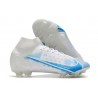 Nike Mercurial Superfly 8 Elite FG Scarpe Bianco Blu