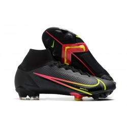 Nike Mercurial Superfly 8 Elite FG Scarpe Nero Cyber Off Noir