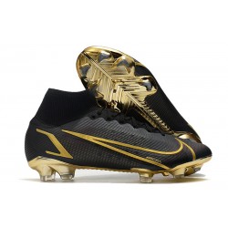 Nike Mercurial Superfly 8 Elite FG Scarpe Nero Oro