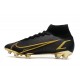 Nike Mercurial Superfly 8 Elite FG Scarpe Nero Oro