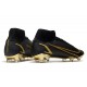 Nike Mercurial Superfly 8 Elite FG Scarpe Nero Oro