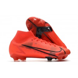 Nike Mercurial Superfly 8 Elite FG Scarpe Rosso Nero