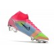 Nike Mercurial Superfly 8 Elite FG Scarpe Rosa Blu Giallo