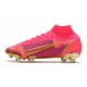 Nike Mercurial Superfly VIII Elite FG Rosa Nero Oro