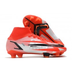 Nike Ronaldo Superfly 8 Spark Positivity CR7 Elite FG Rosso Bianco Nero