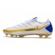 Scarpe 2021 Nike Phantom GT Elite FG Bianco Blu Oro