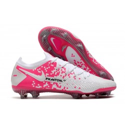 Scarpe 2021 Nike Phantom GT Elite FG Bianco Rosa