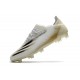 Nuovo adidas X Ghosted.1 FG Bianco Oro Metallico Melange Nero Core