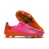 Nuovo adidas X Ghosted.1 FG Rosa Shock Nero Core Arancione Acceso