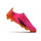 Nuovo adidas X Ghosted.1 FG Rosa Shock Nero Core Arancione Acceso