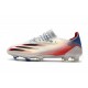 Nuovo adidas X Ghosted.1 FG Argento Metallicoero Core Scarlatto