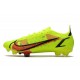 Nike Mercurial Vapor 14 Elite fg Volt Cremisi Vivace Nero