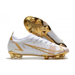 Nike Mercurial Vapor 14 Elite fg Bianco Oro