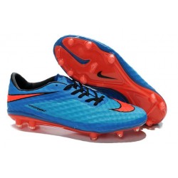 2015 Scarpa da calcio Nike HyperVenom Phantom FG Blu Rosso Nero