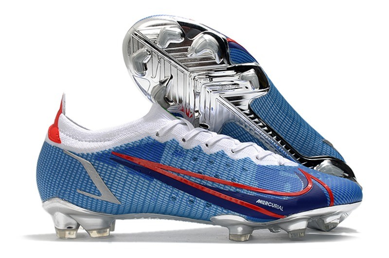 Nike Mercurial Vapor XIV Elite fg Bleu Argent Rosso