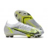 Nike Mercurial Vapor 14 Elite fg Bianco Nero Metallic Argento Volt