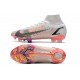 Nike Mercurial Superfly VIII Elite FG Bianco Nero Cremisi Vivace Rosa Blast