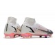 Nike Mercurial Superfly VIII Elite FG Bianco Nero Cremisi Vivace Rosa Blast