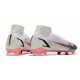 Nike Mercurial Superfly VIII Elite FG Bianco Nero Cremisi Vivace Rosa Blast