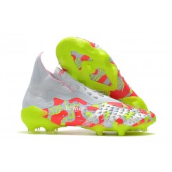 Scarpa da Calcio adidas Predator Freak+ FG Bianco Rosa Volt