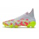 Scarpa da Calcio adidas Predator Freak+ FG Bianco Rosa Volt