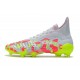 Scarpa da Calcio adidas Predator Freak+ FG Bianco Rosa Volt