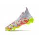 Scarpa da Calcio adidas Predator Freak+ FG Bianco Rosa Volt