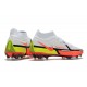 Scarpa Nike Phantom GT2 Elite DF FG Bianco Cremisi Vivace Volt