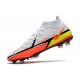 Scarpa Nike Phantom GT2 Elite DF FG Bianco Cremisi Vivace Volt