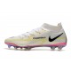 Scarpa Nike Phantom GT2 Elite DF FG Bianco Nero Cremisi Vivace Rosa Blast